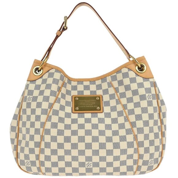 Louis Vuitton Damier Azur Galliera PM Shoulder Bag N55215 FL4078 196152 - Picture 1 of 10